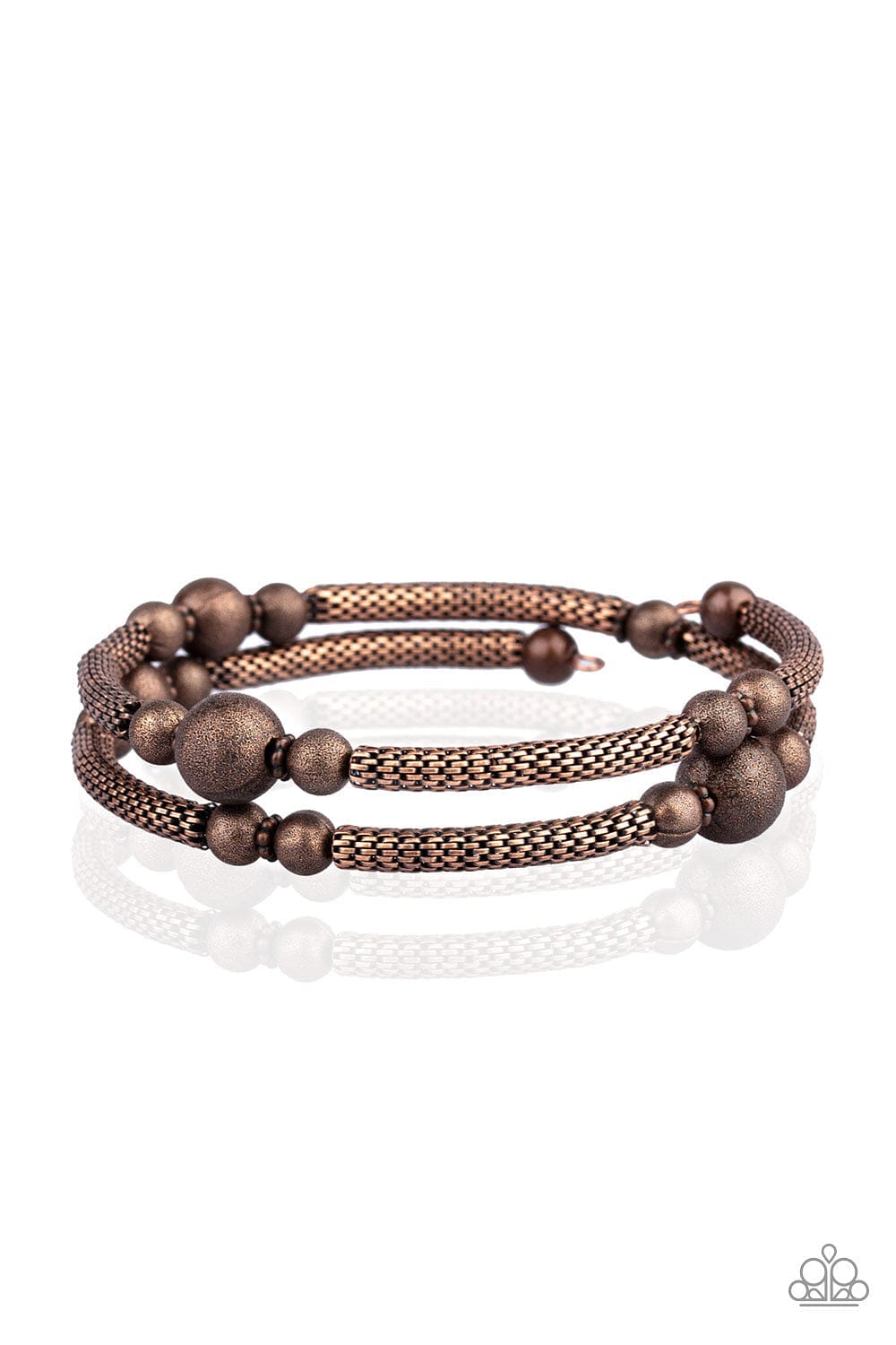 Paparazzi Accessories Bracelet West End Wraparound - Copper
