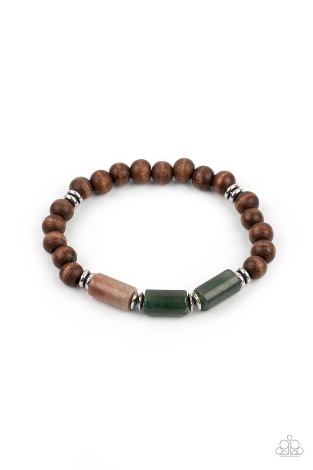 Paparazzi Accessories Bracelet ZEN Most Wanted - Brown