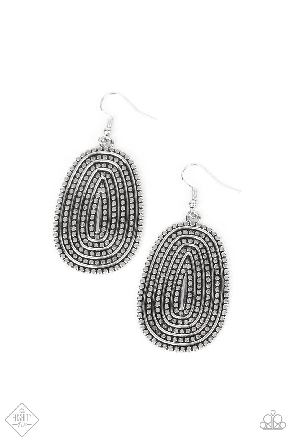Paparazzi Accessories Earring Desert Climate - Silver