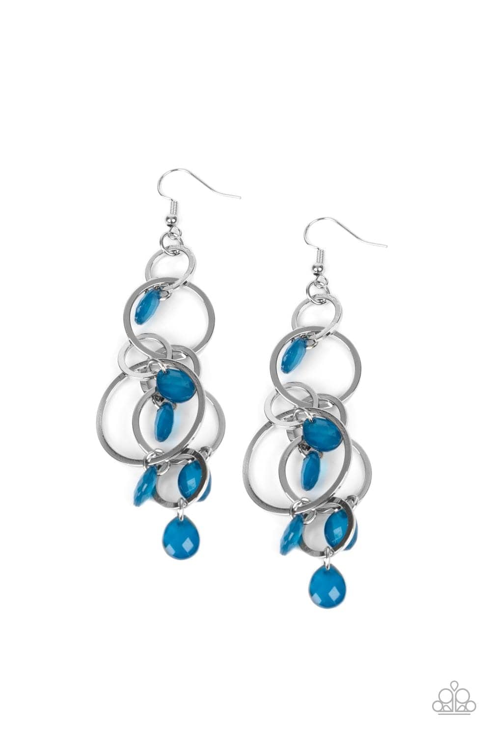 Paparazzi Accessories Earring Dizzyingly Dreamy - Blue