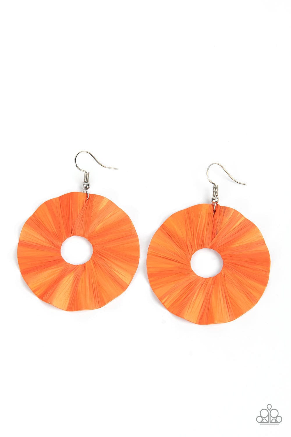 Paparazzi Accessories Earring Fan the Breeze - Orange