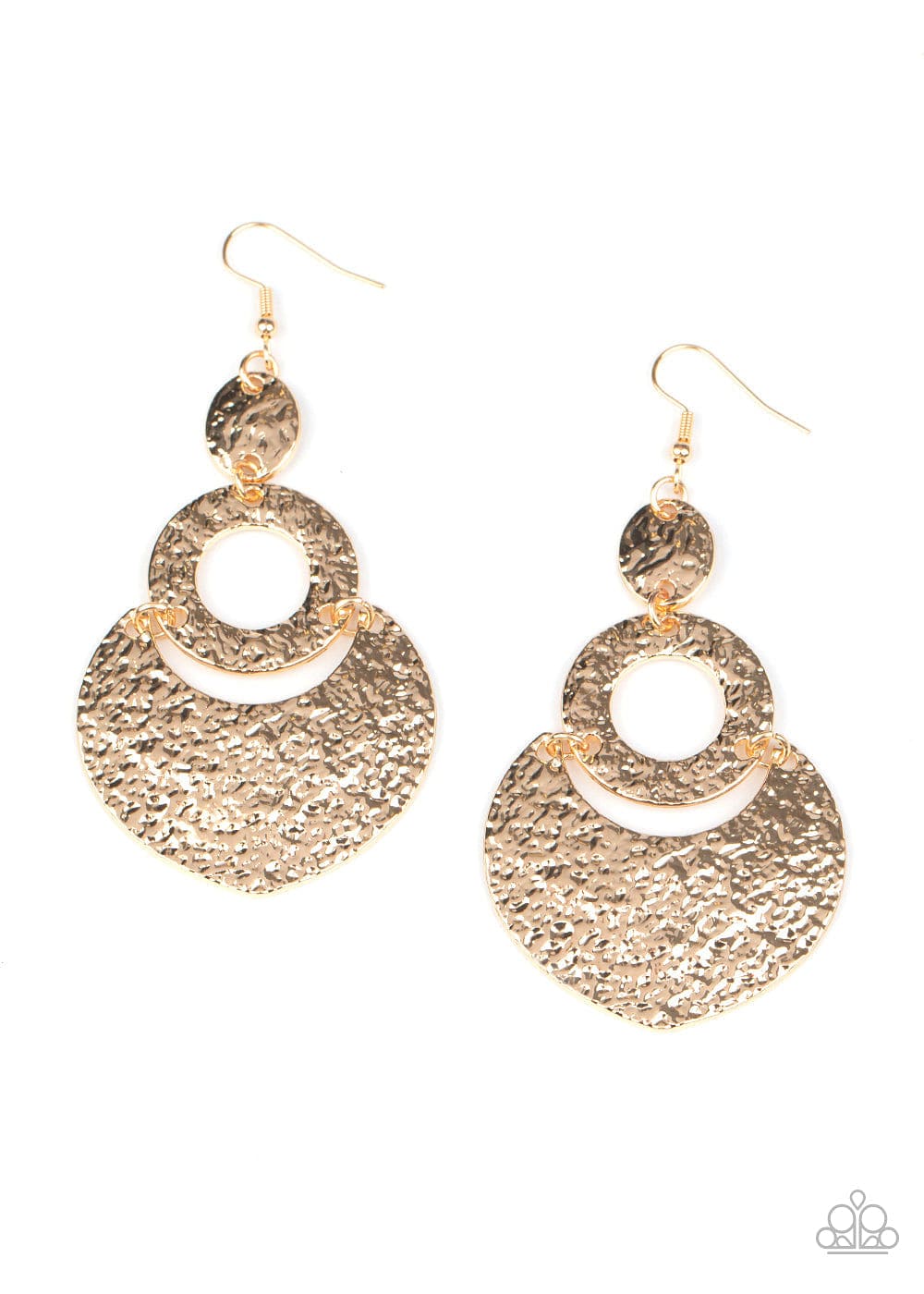 Paparazzi Accessories Earring Shimmer Suite - Gold