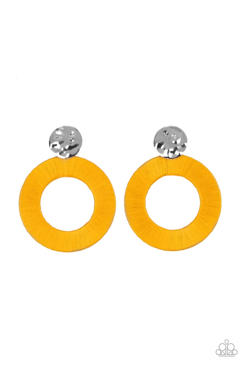 Paparazzi Accessories Earring Strategically Sassy - Yellow