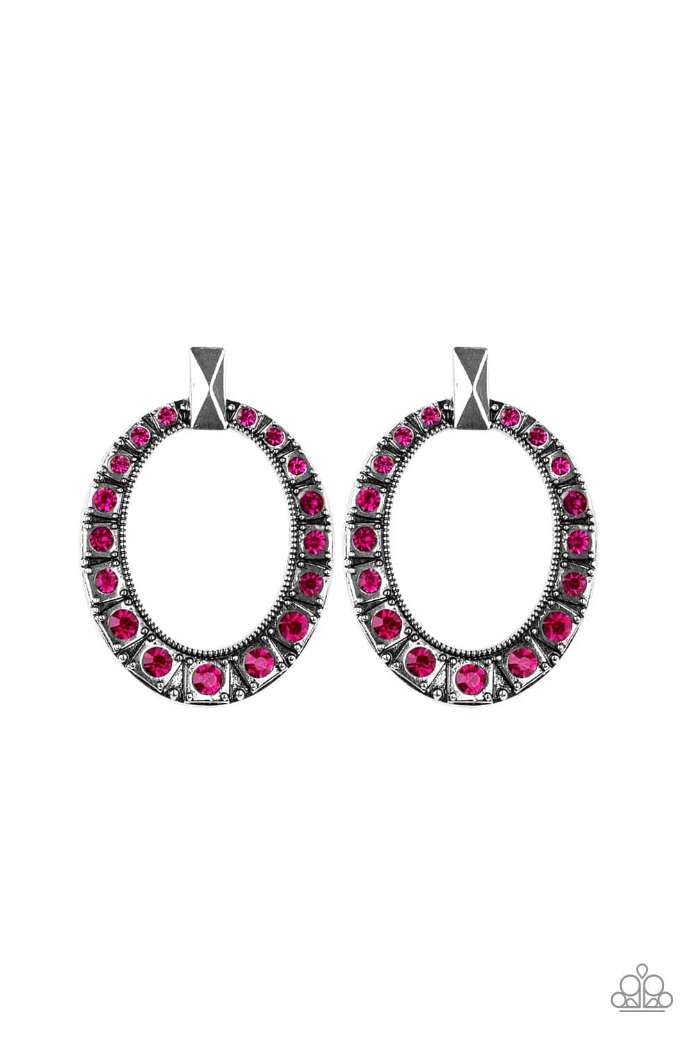 Paparazzi Accessories Earrings All For GLOW - Pink