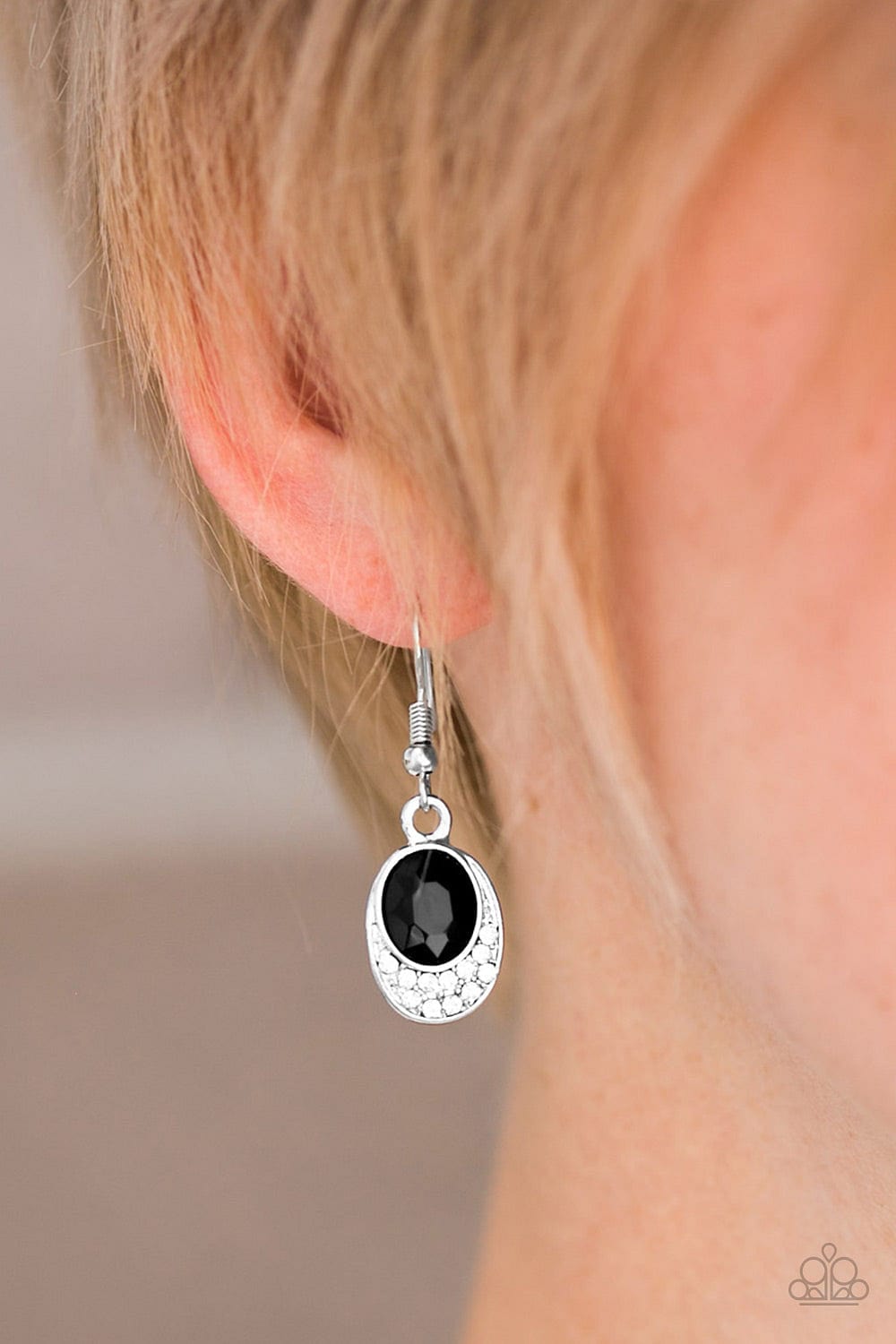 Paparazzi Accessories Earrings As Humanly POSH-ible - Black