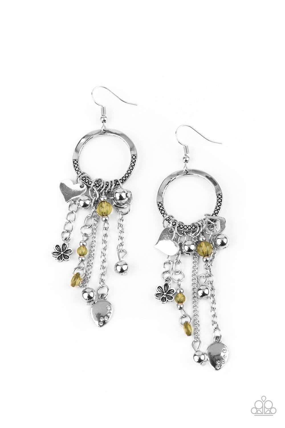 Paparazzi Accessories Earrings Charm School - Yellow