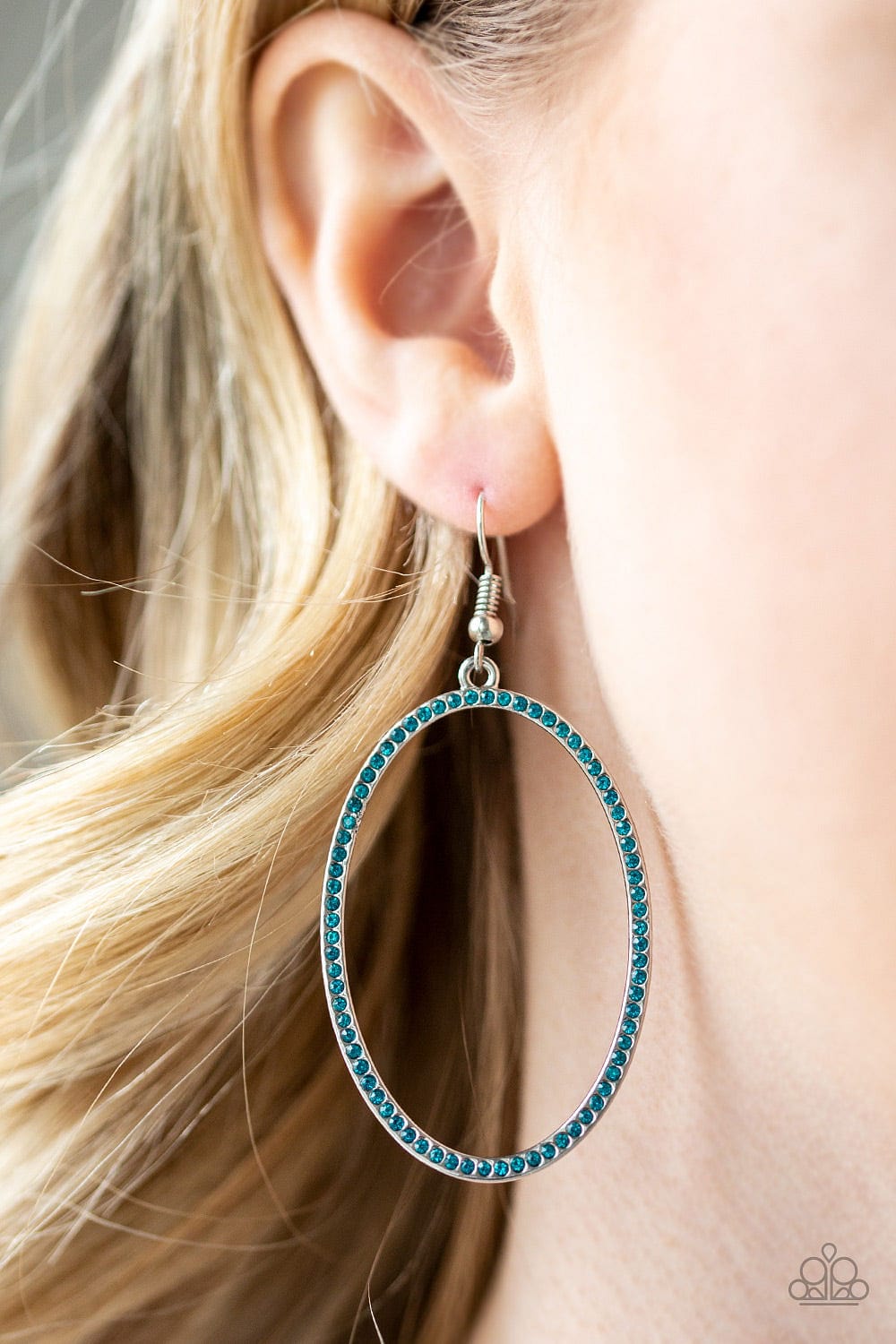 Paparazzi Accessories Earrings Dazzle On Demand - Blue