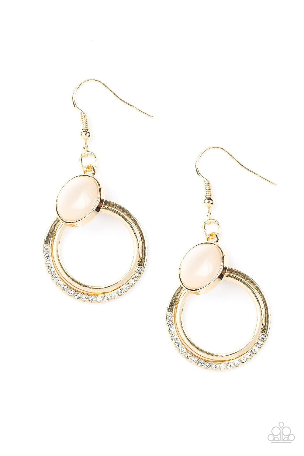 Paparazzi Accessories Earrings Dreamily Dreamland - Gold