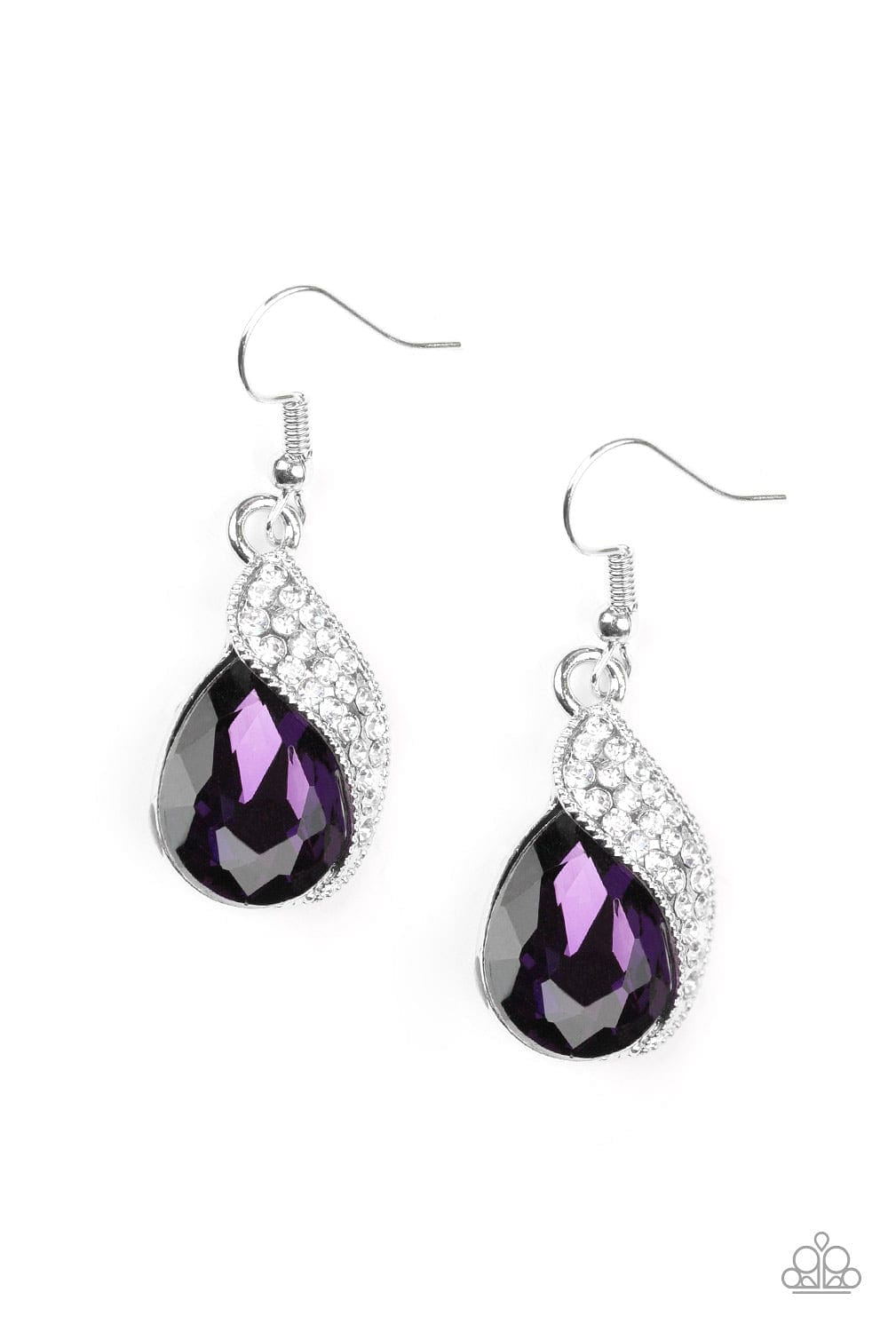Paparazzi Accessories Earrings Easy Elegance - Purple