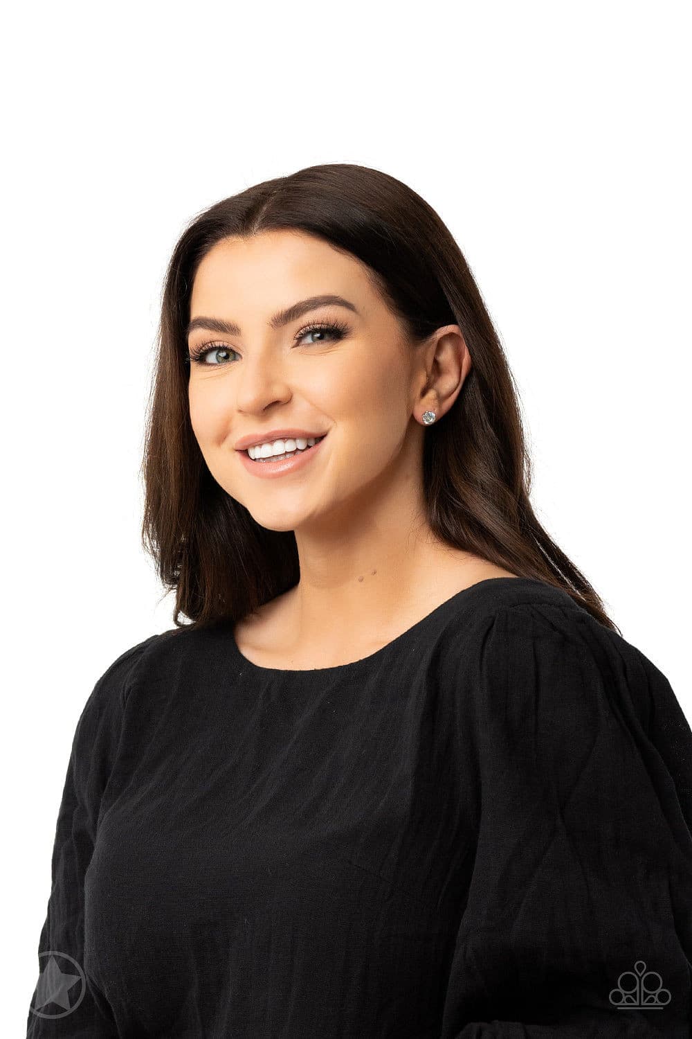 Paparazzi Accessories Earrings Just In TIMELESS - White