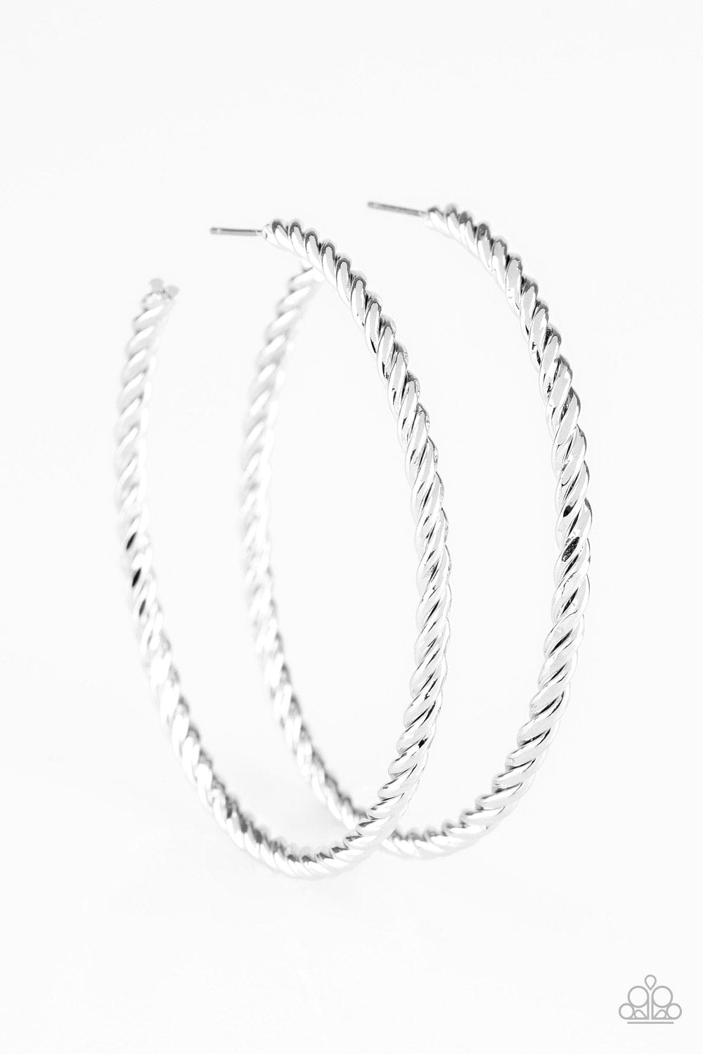 Paparazzi Accessories Earrings Keep It Chic - Silver