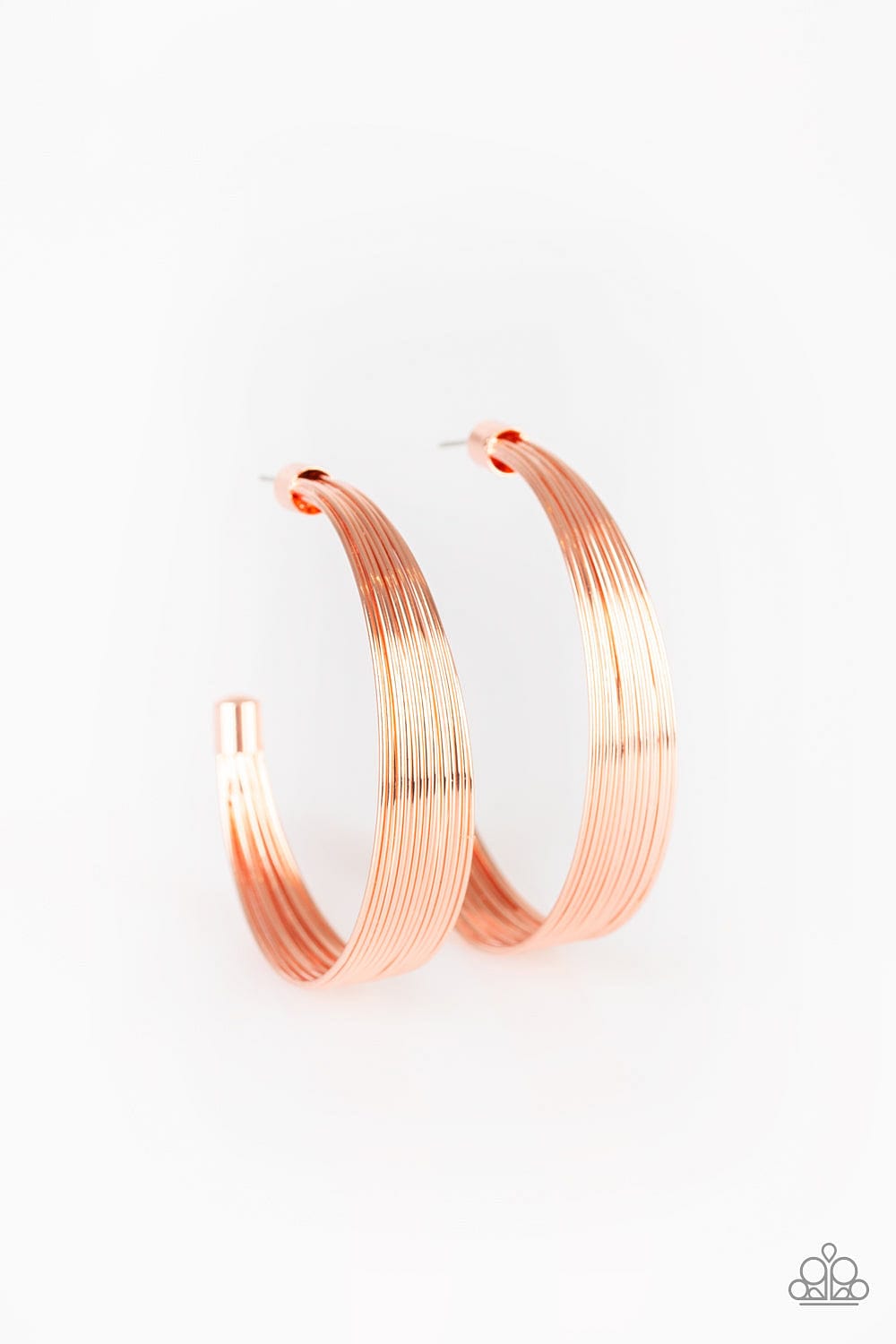 Paparazzi Accessories Earrings Live Wire - Copper