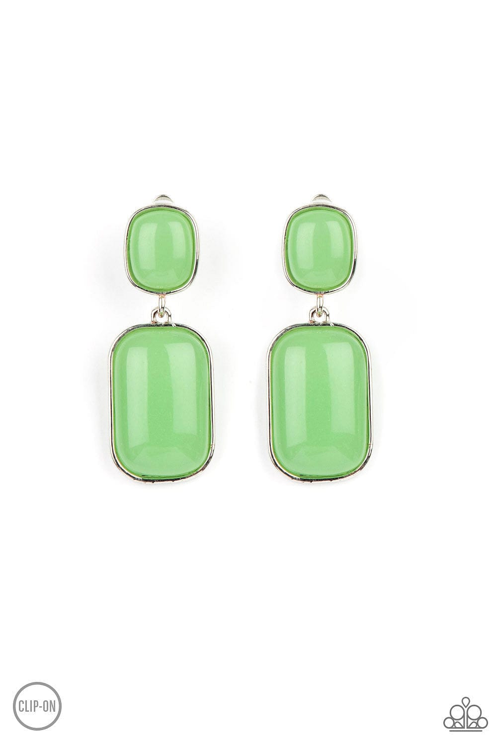 Paparazzi Accessories Earrings Meet Me At The Plaza - Green