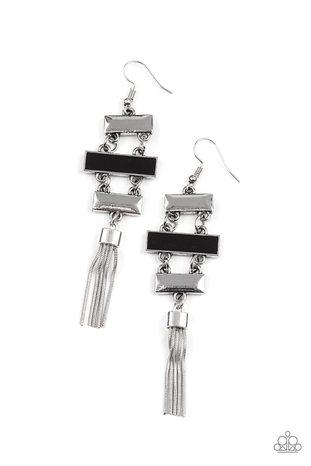 Paparazzi Accessories Earrings Mind, Body, and SEOUL - Black