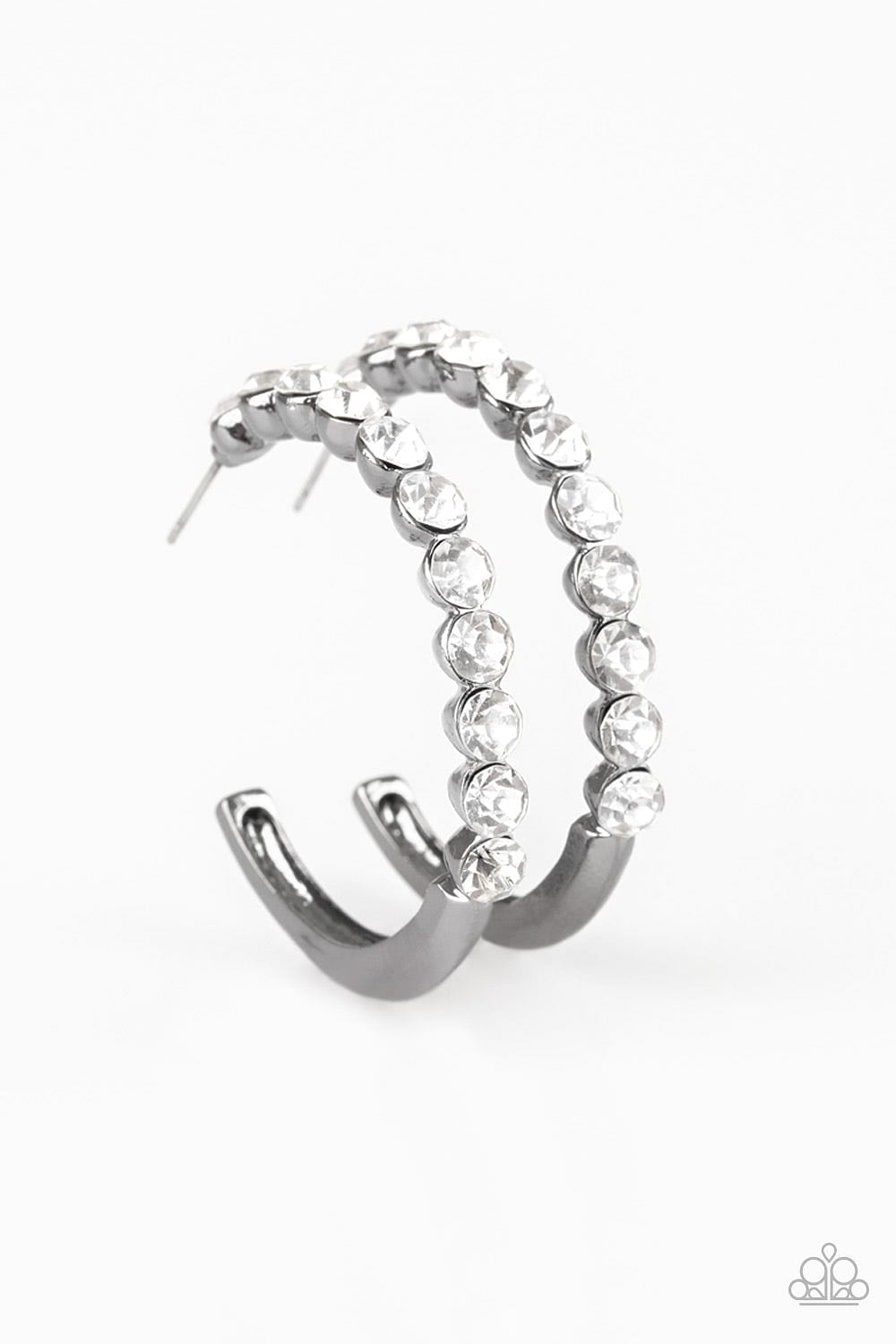 Paparazzi Accessories Earrings My Kind Of Shine - Black