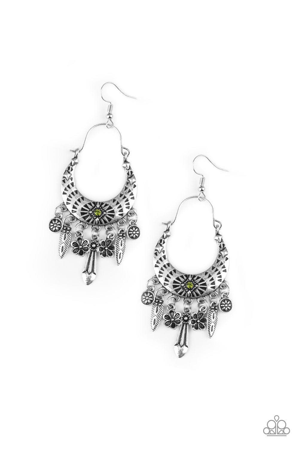 Paparazzi Accessories Earrings Nature Escape - Green