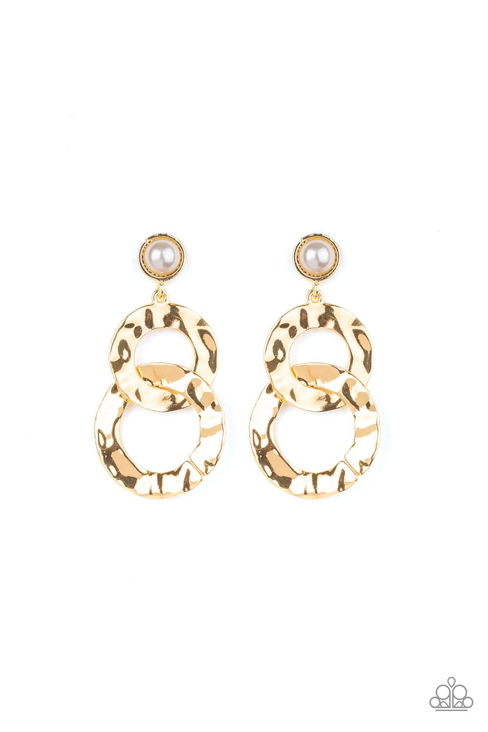 Paparazzi Accessories Earrings On Scene - Gold