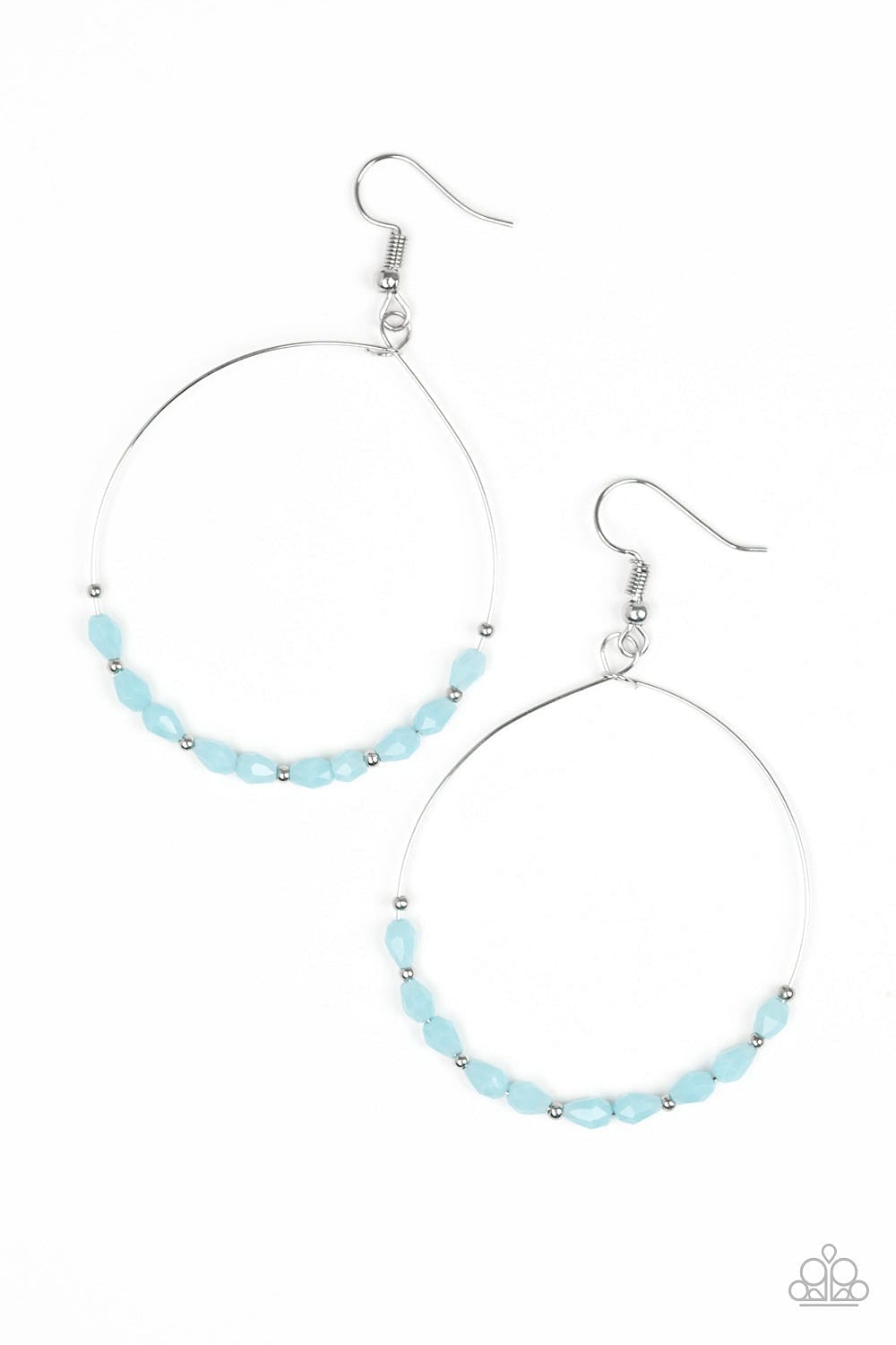 Paparazzi Accessories Earrings Prize Winning Sparkle - Blue