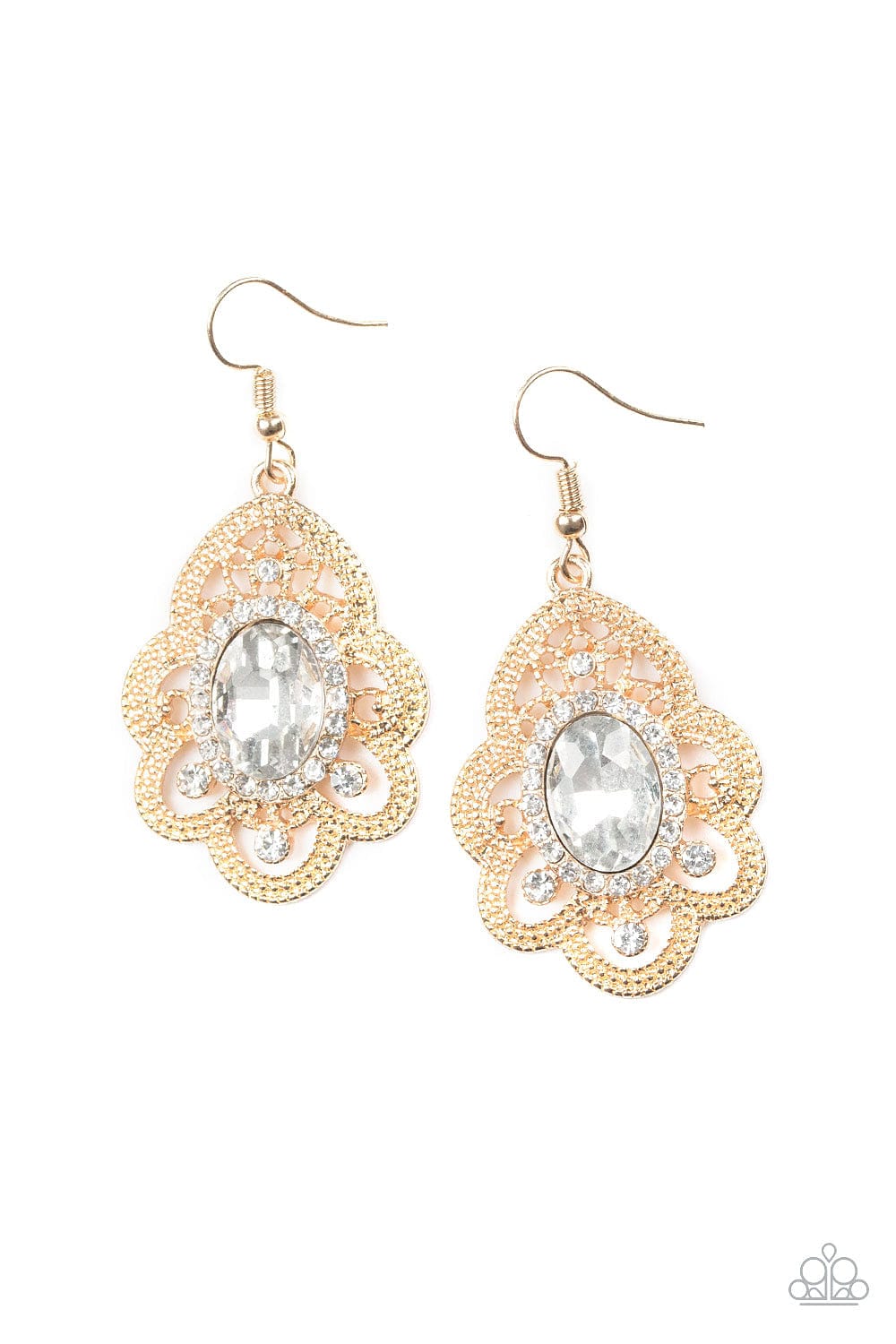 Paparazzi Accessories Earrings Reign Supreme - Gold