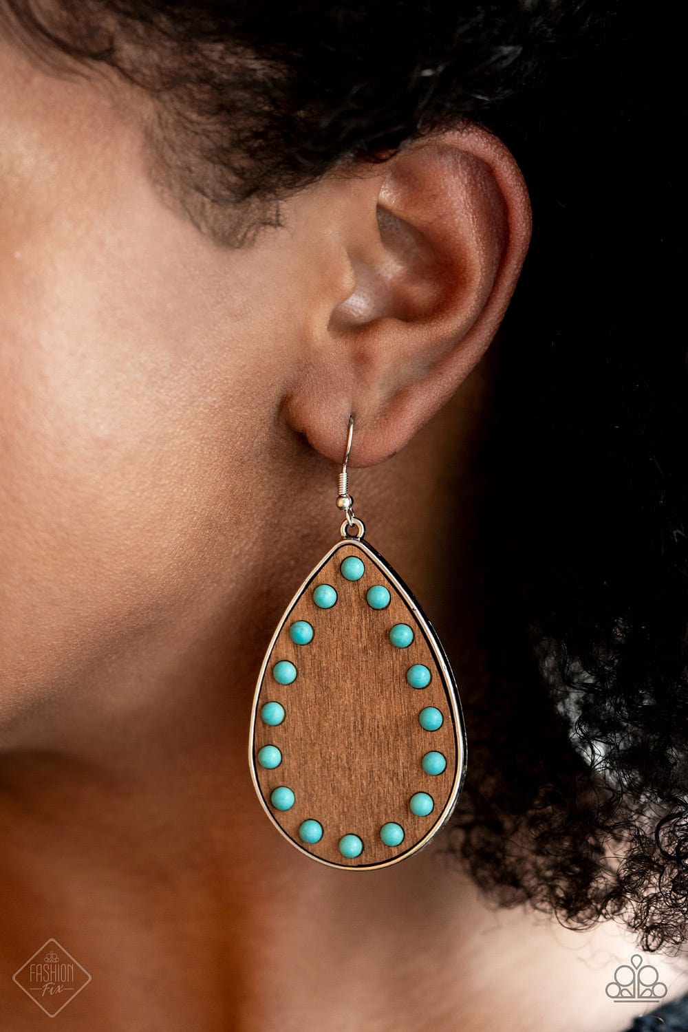Paparazzi Accessories Earrings Rustic Refuge - Blue