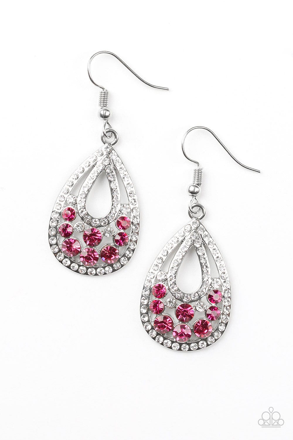 Paparazzi Accessories Earrings Sparkling Stardom - Pink