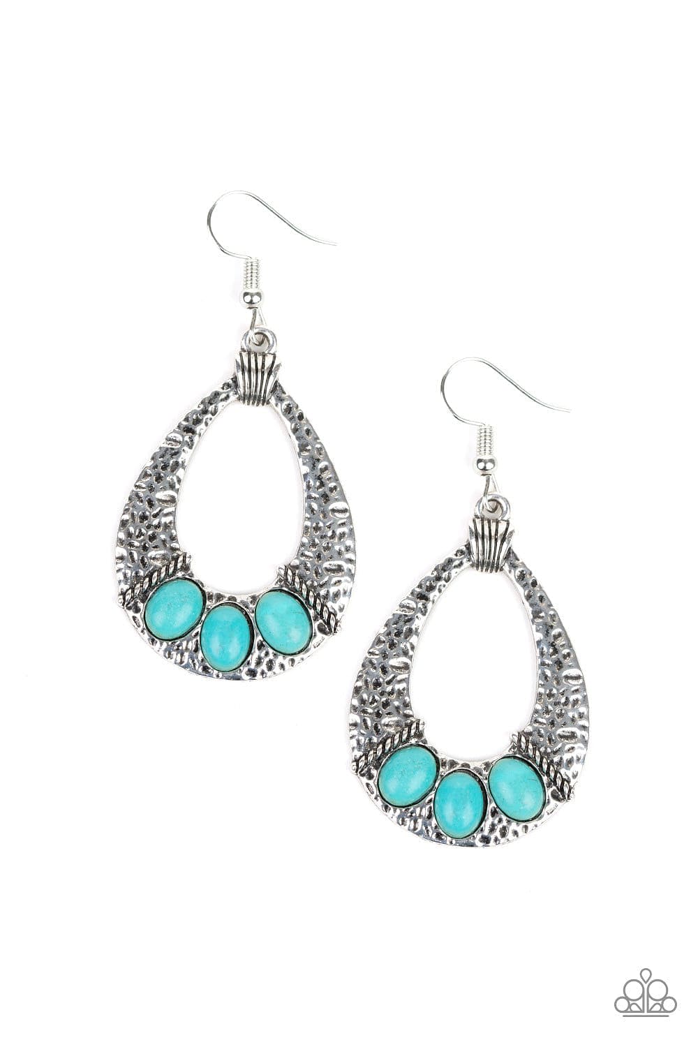 Paparazzi Accessories Earrings Terra Terrific - Blue
