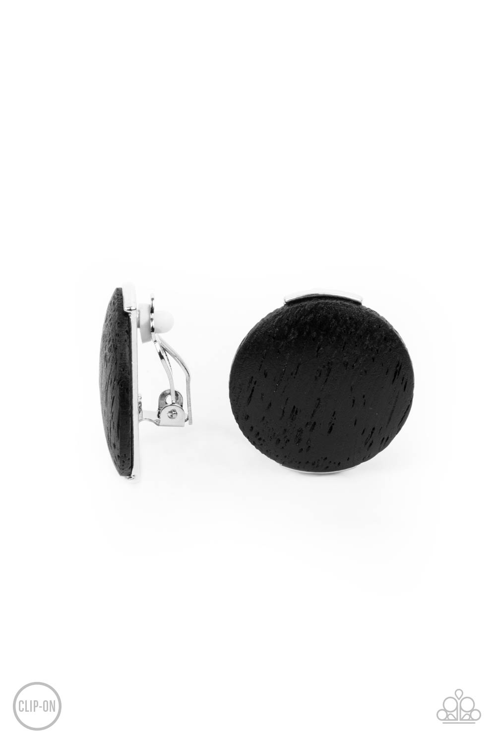 Paparazzi Accessories Earrings WOODWORK It - Black