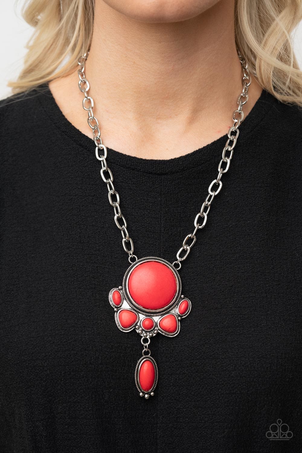 Paparazzi Accessories Jewelry Geographically Gorgeous - Red