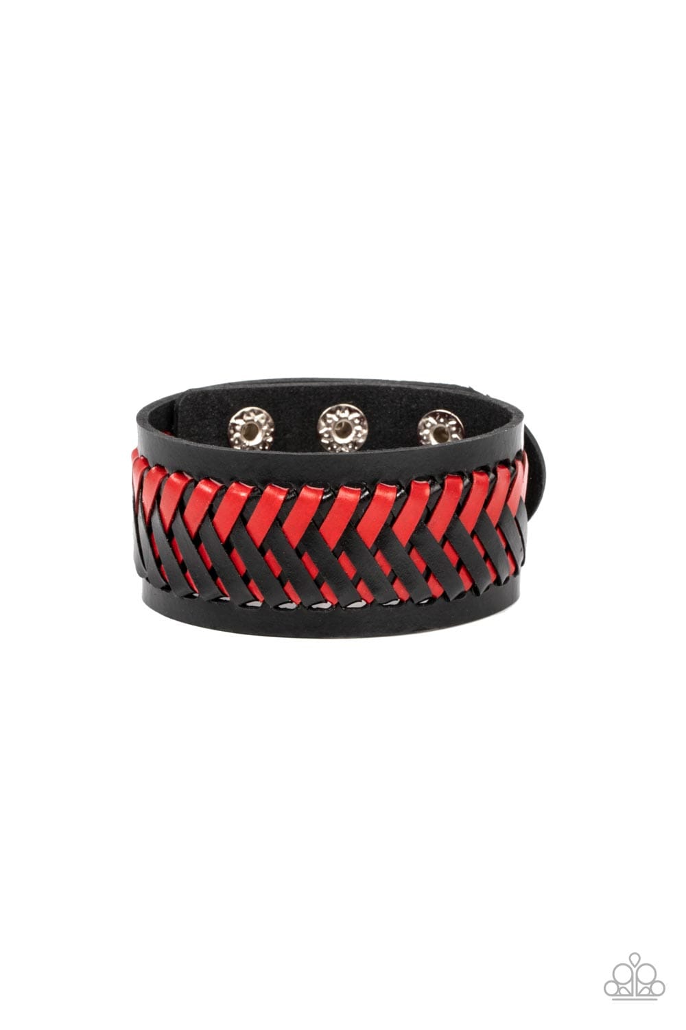 Paparazzi Accessories Jewelry Punk Rocker Road - Red