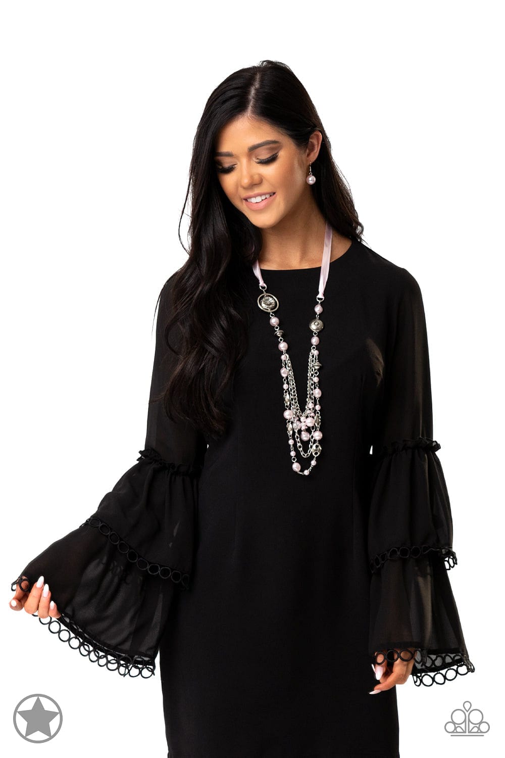 Paparazzi Accessories Necklace All The Trimmings - Pink