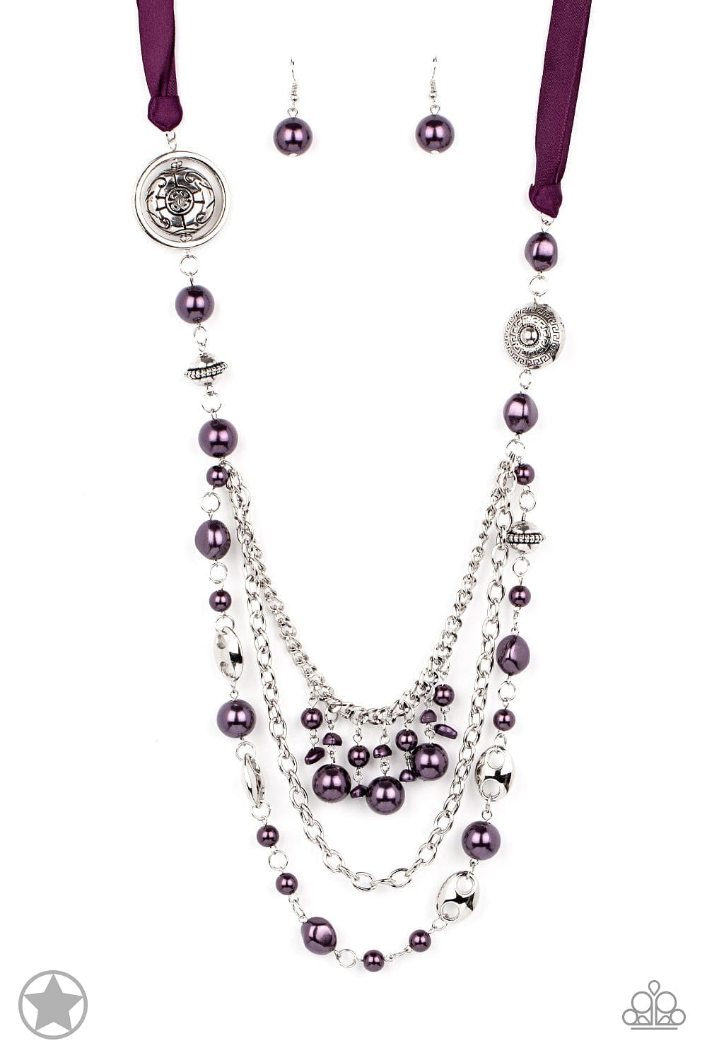 Paparazzi Accessories Necklace All The Trimmings - Purple