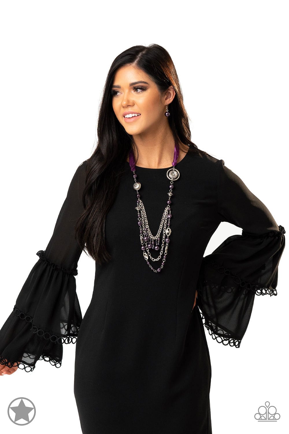 Paparazzi Accessories Necklace All The Trimmings - Purple