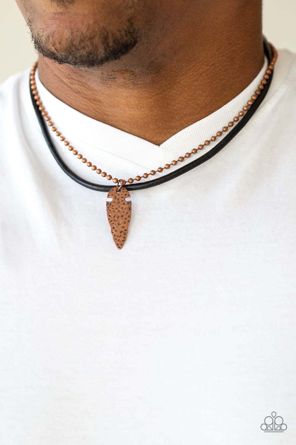 Paparazzi Accessories Necklace Arrowhead Anvil - Copper