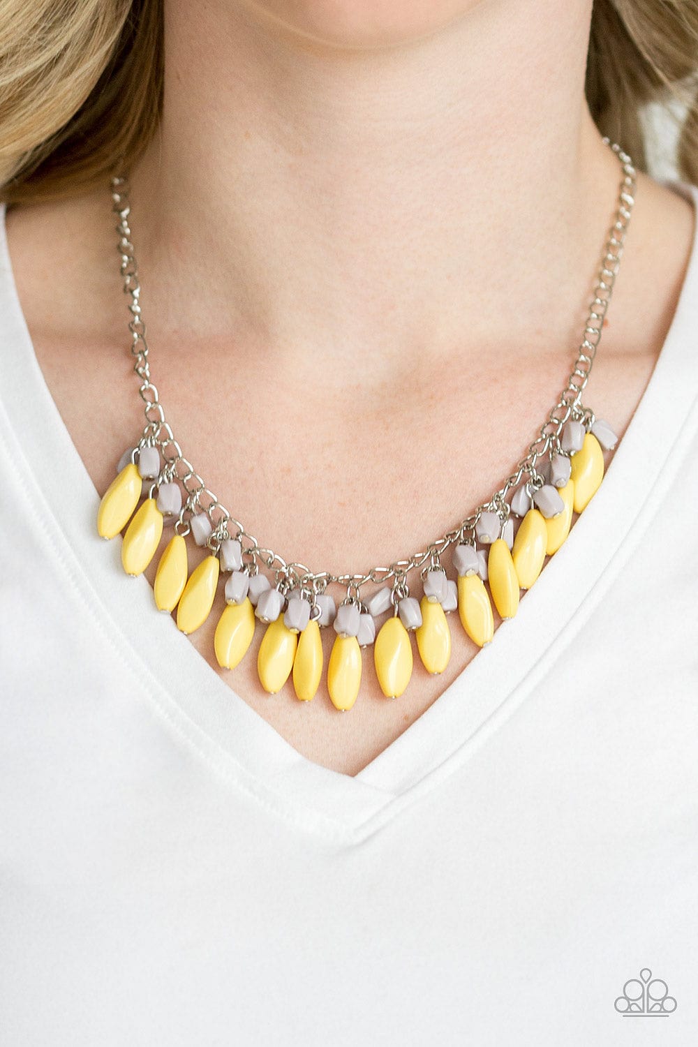 Paparazzi Accessories Necklace Bead Binge - Yellow