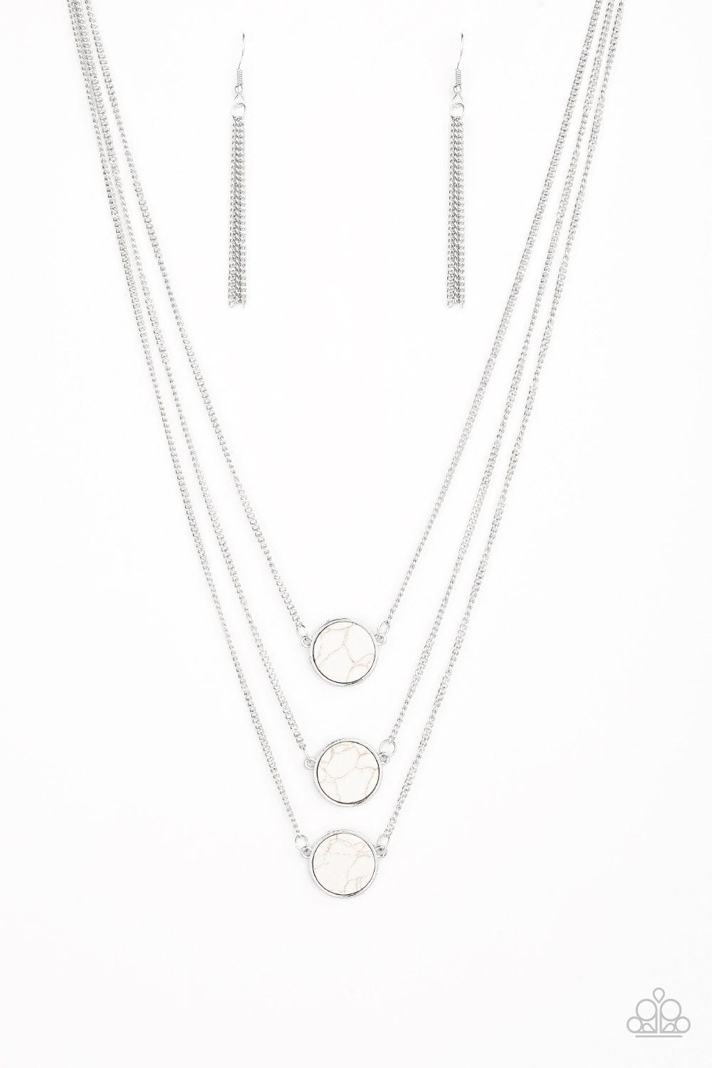 Paparazzi Accessories Necklace CEO of Chic - White