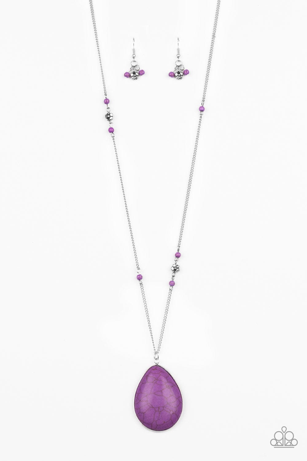 Paparazzi Accessories Necklace Desert Meadow - Purple