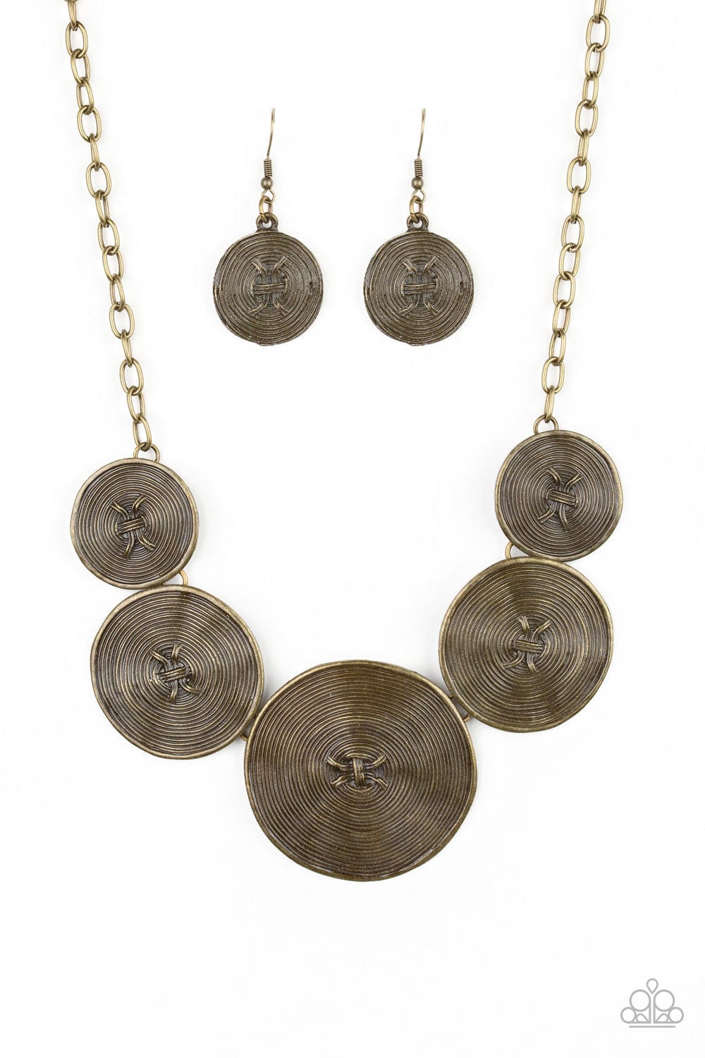 Paparazzi Accessories Necklace Deserves A Medal - Brass