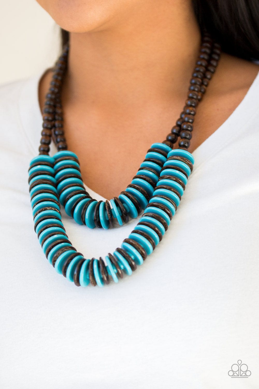 Paparazzi Accessories Necklace Dominican Disco - Blue
