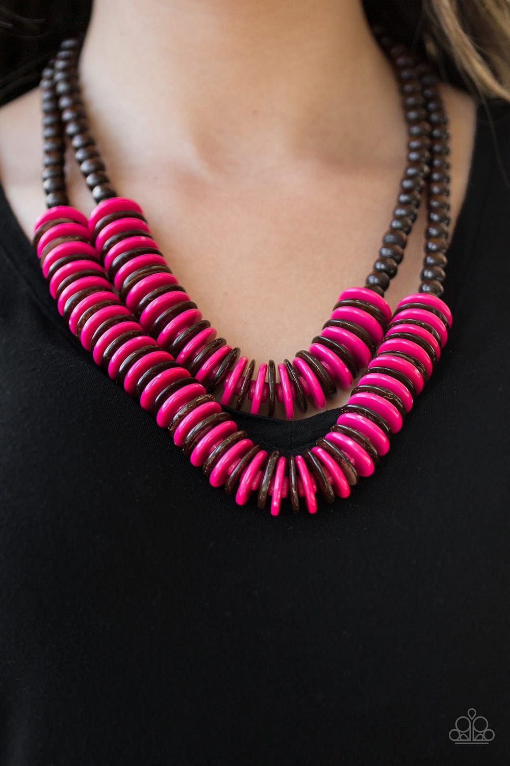Paparazzi Accessories Necklace Dominican Disco - Pink