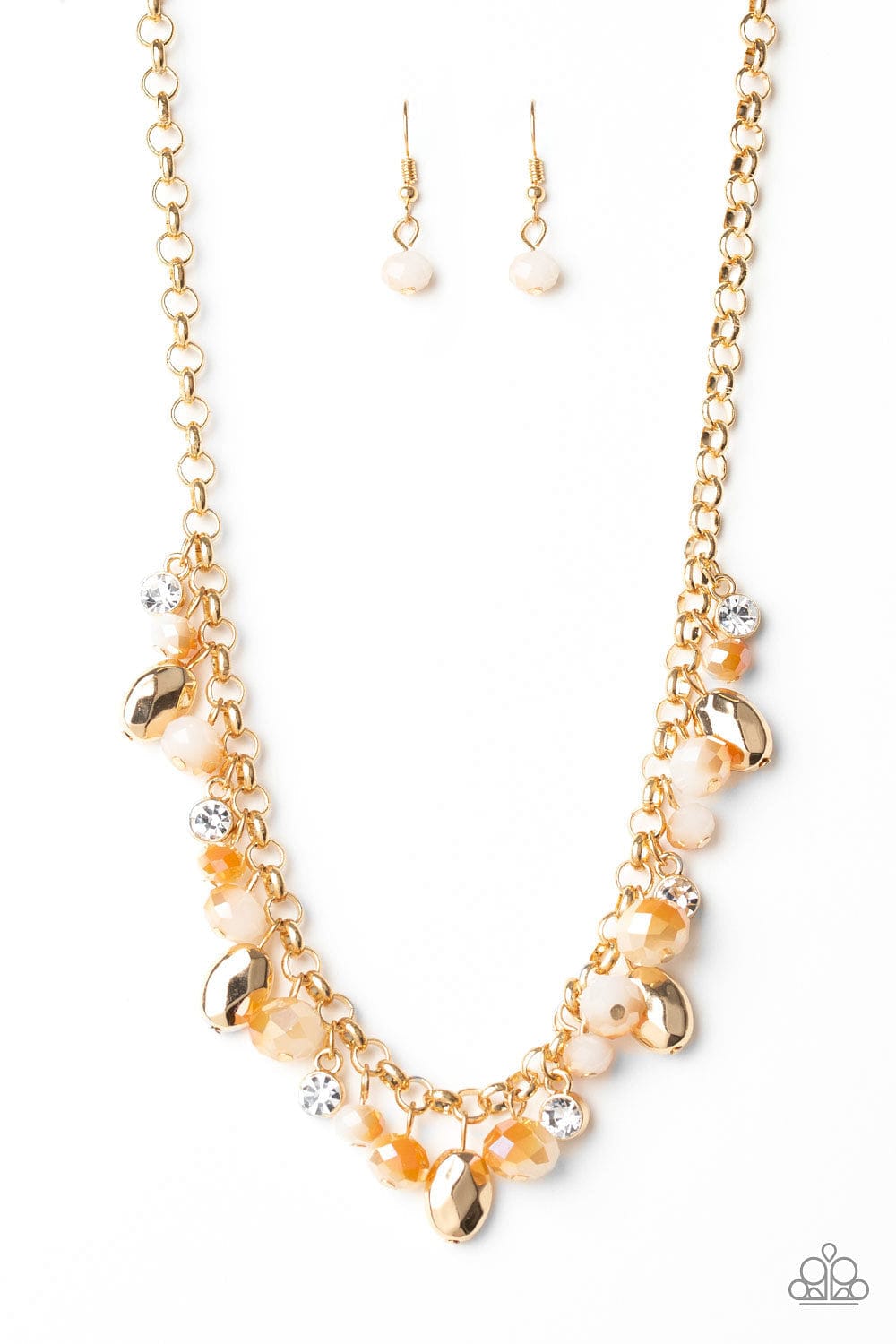Paparazzi Accessories Necklace Downstage Dazzle - Gold