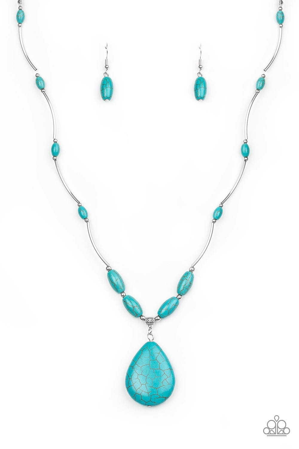 Paparazzi Accessories Necklace Explore The Elements - Blue