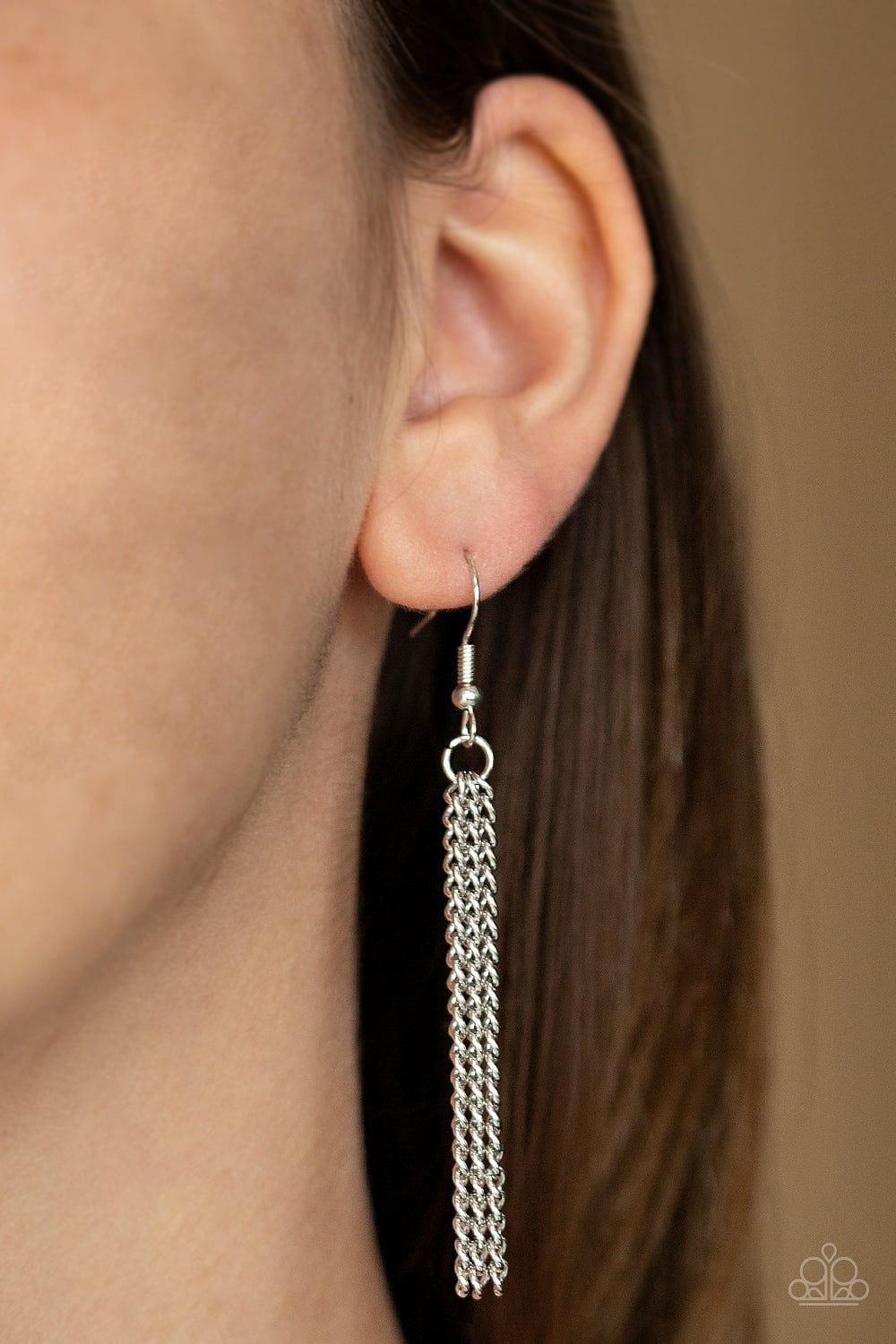 Paparazzi Accessories Necklace Fanned Out Fashion - Silver