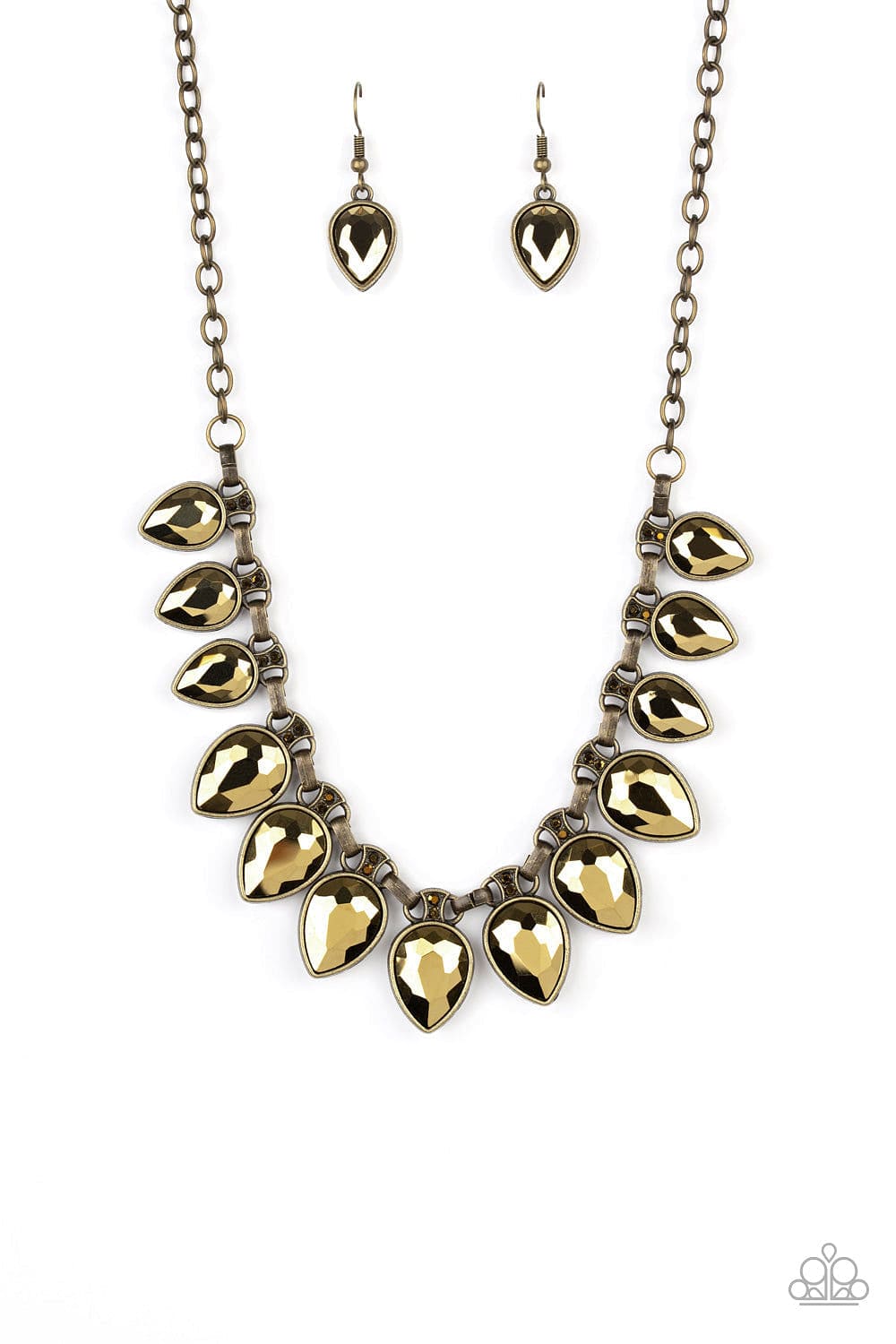 Paparazzi Accessories Necklace FEARLESS is More - Brass