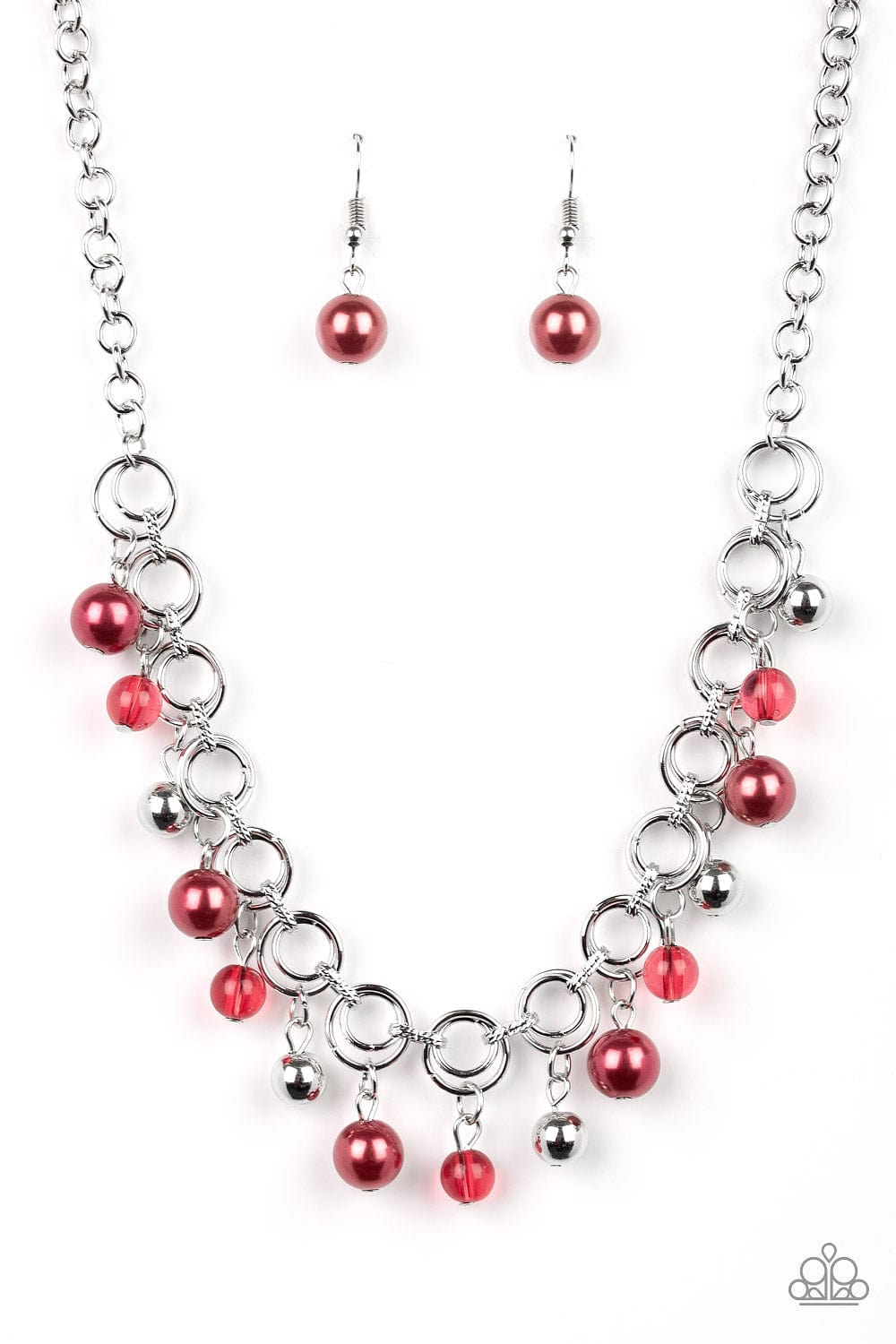 Paparazzi Accessories Necklace Fiercely Fancy - Red