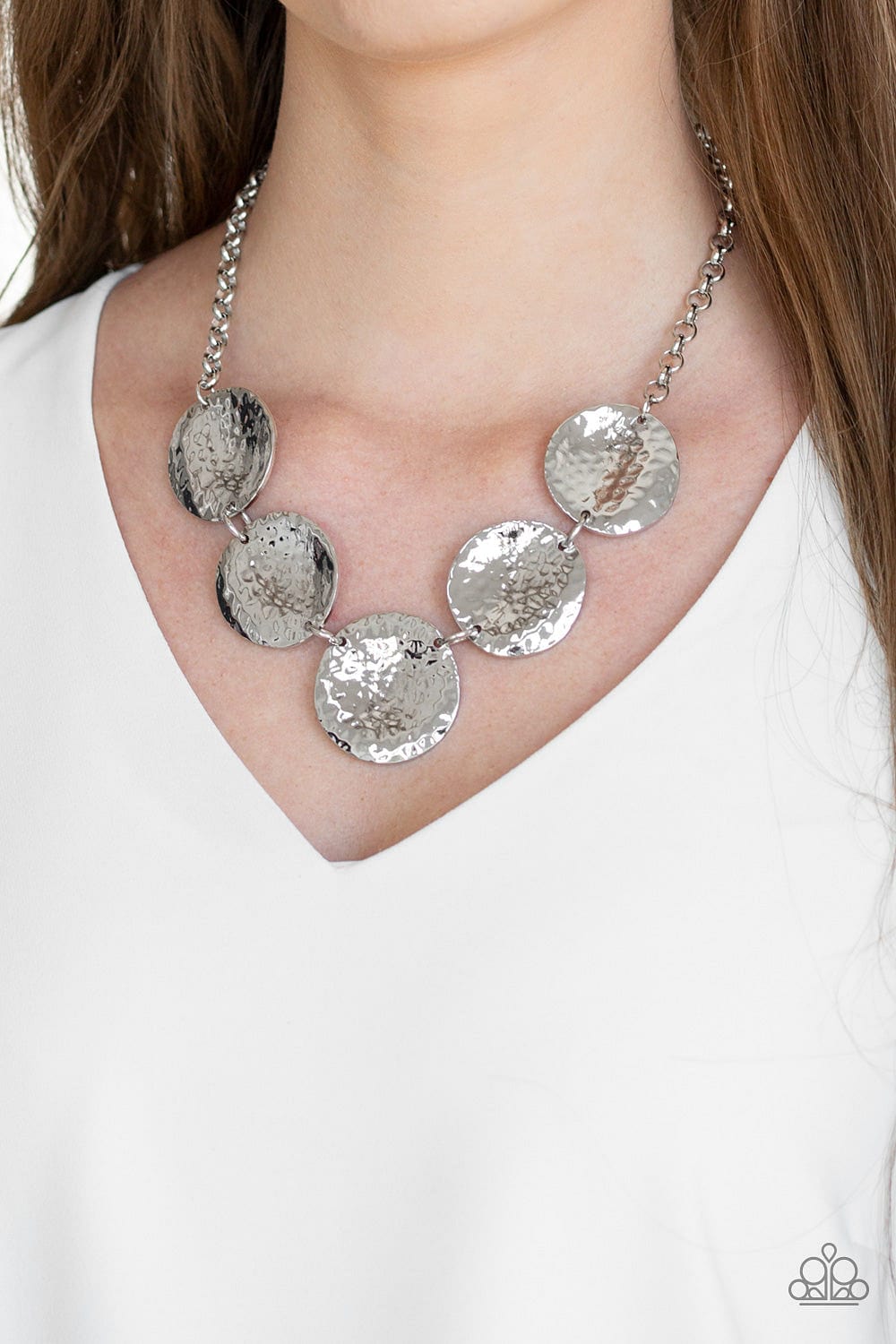 Paparazzi Accessories Necklace First Impressions - Silver