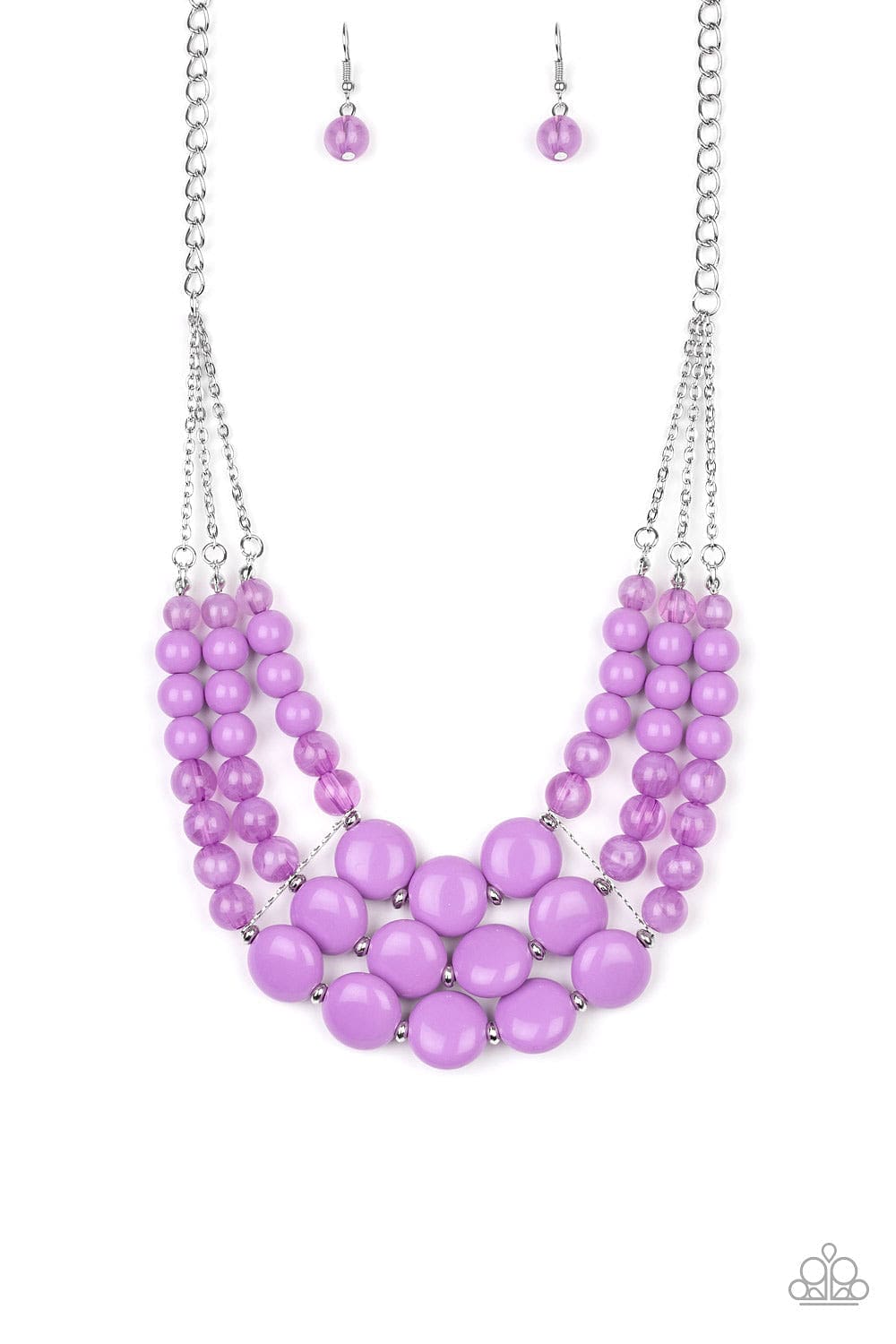Paparazzi Accessories Necklace Flirtatiously Fruity - Purple