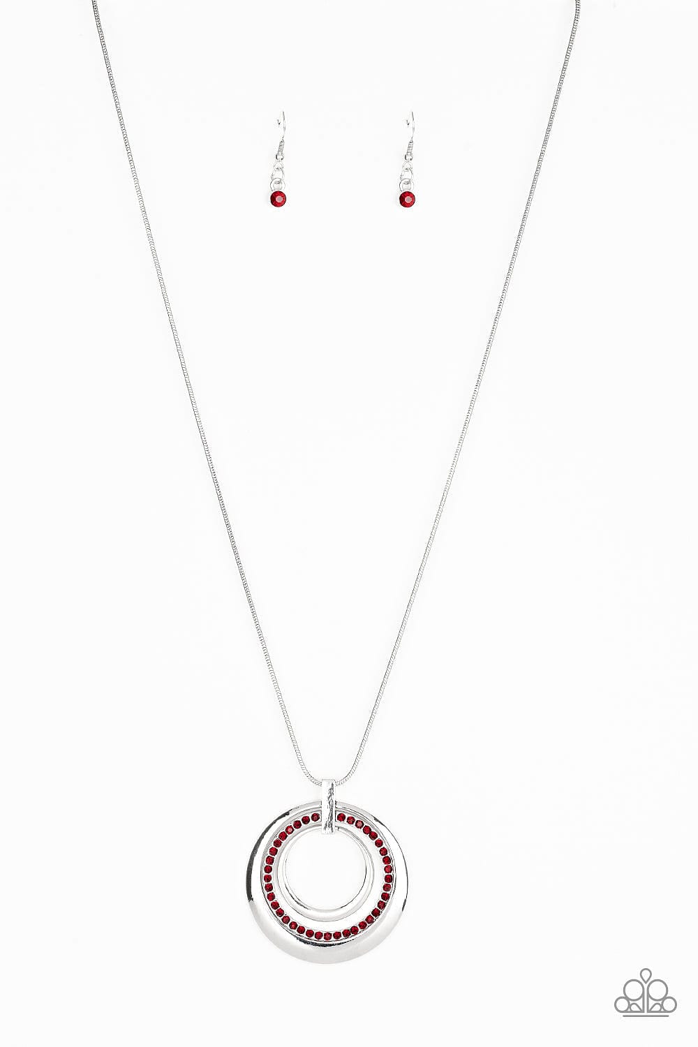Paparazzi Accessories Necklace Gather Around Gorgeous - Red