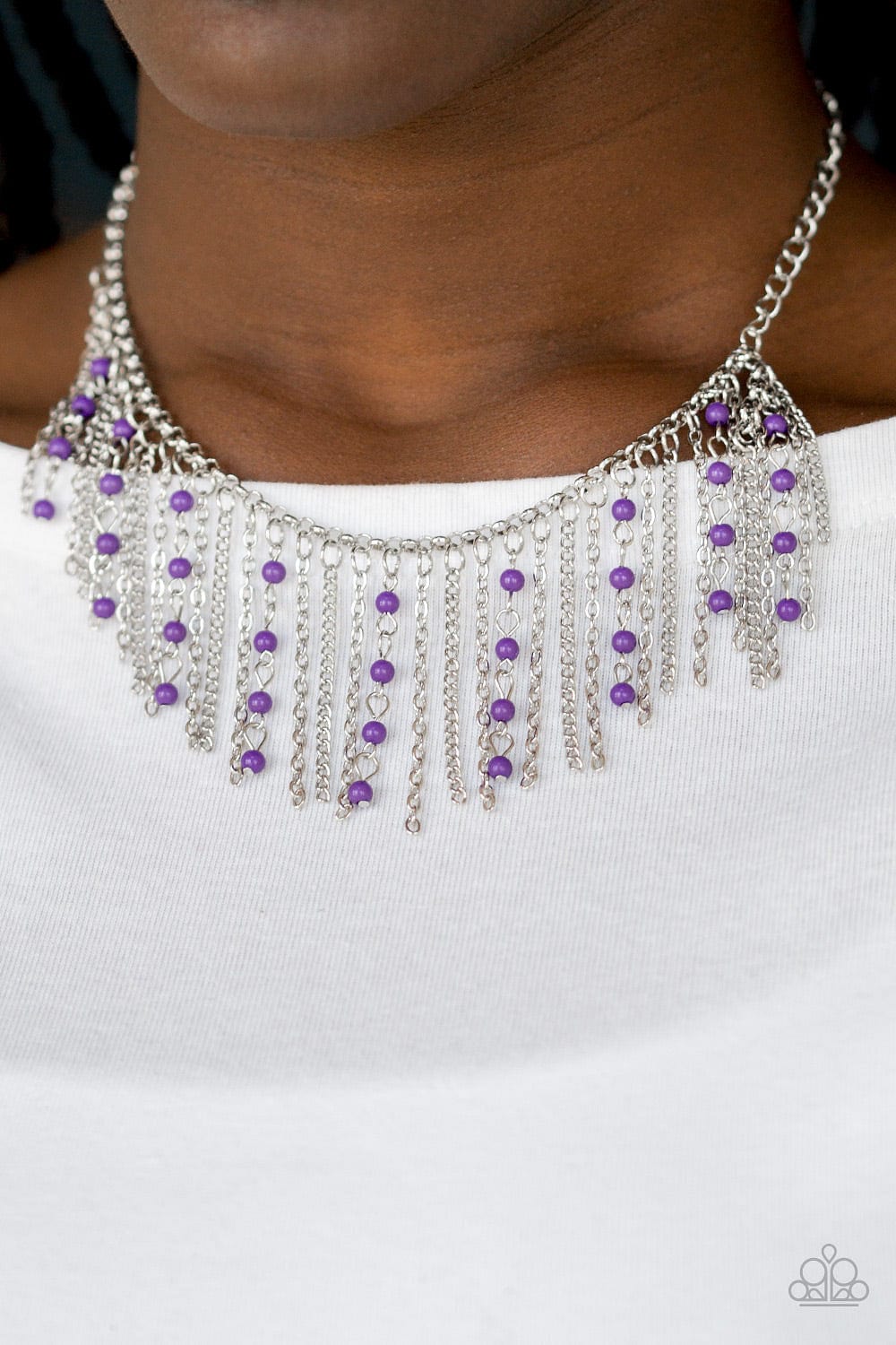 Paparazzi Accessories Necklace Harlem Hideaway - Purple