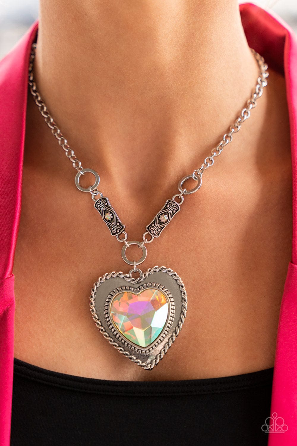 Paparazzi Accessories Necklace Heart Full of Fabulous - Multi