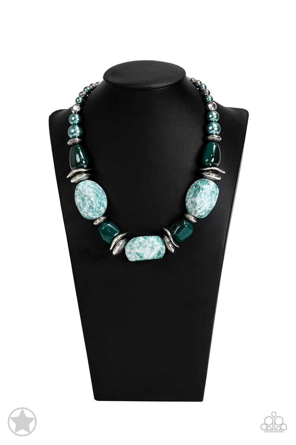 Paparazzi Accessories Necklace In Good Glazes - Blue